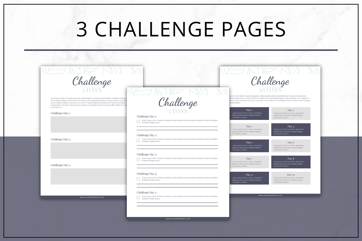 Challenge Templates | Canva, a Magazine Template by Lady Boss Studio