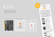 Customizable T-Shirt Mockups Pack, a Shirt Mockup by BULBFISH (Thumbnail 5 of 13)