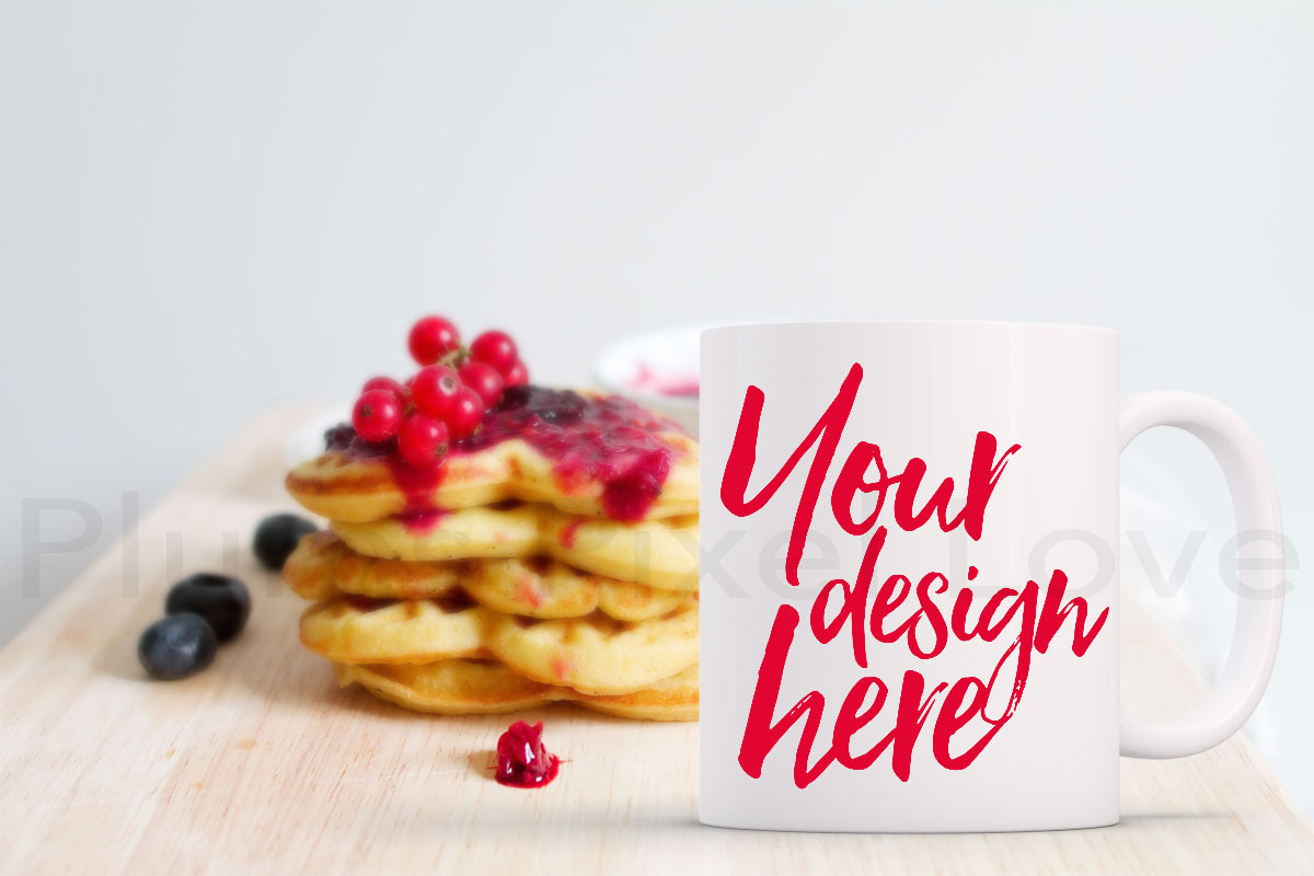 White coffee mug bundle - 8 mockups, a Cups & Container Mockup by Plums Pixel Love (Photo 6 of 9)