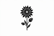 Black Floral Silhouette Set, an Illustration by balal (Thumbnail 2 of 21)