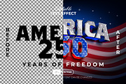 4th of July Text Effect, a Layer Style Add-On by Mockmenot (Thumbnail 2 of 2)