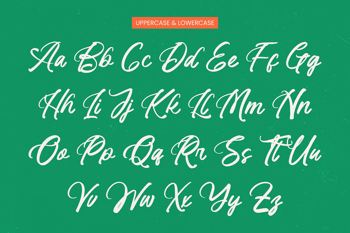 Klaribela - Bold Calligraphy Font, a Script Font by Letterena Studios Script (Photo 4 of 10)