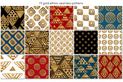 GOLD ETHNIC patterns. Hand painted., a Pattern Graphic by xgart (Thumbnail 6 of 7)