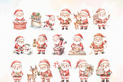 Cute Christmas PNG Clipart, a Decorative Illustration by Arslan (Thumbnail 2 of 9)