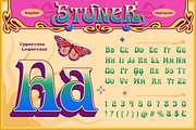 Stuner – Psychedelic Font, a Serif Font by Burntilldead (Thumbnail 2 of 12)