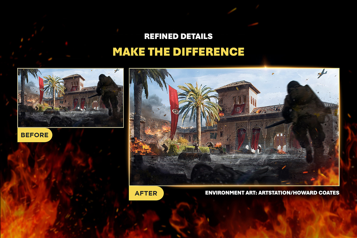 300+ Fire and Flame Overlay Effects, an Object Graphic by Mikel Blazgad (Photo 7 of 11)