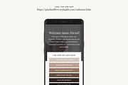 Kajabi Link in Bio Page Template, a Landing Page Template by Pixel & Flow (Thumbnail 2 of 9)