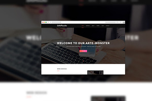 ArteMonster - Landing Page Template