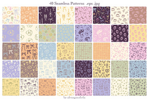 COTTAGECORE - Patterns And Elements