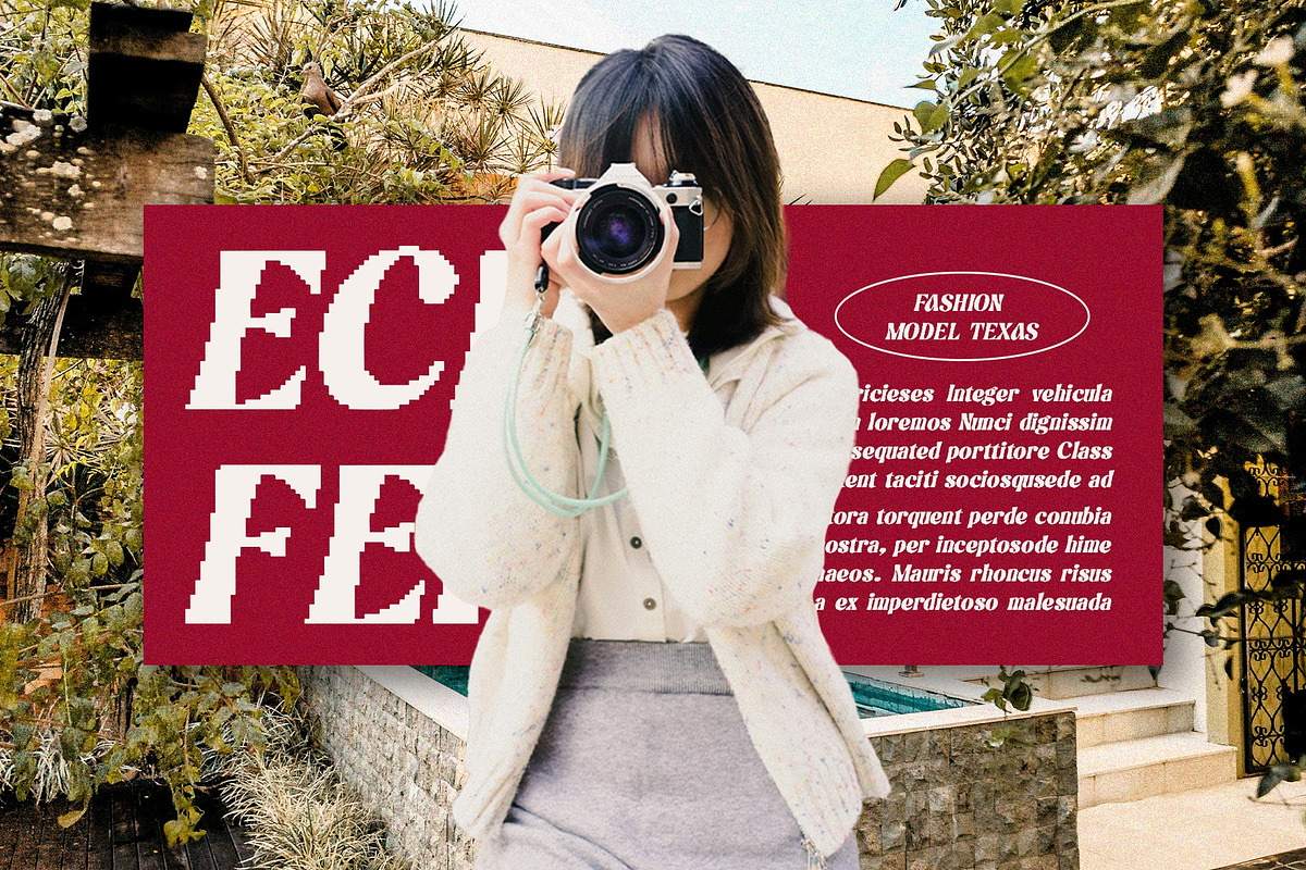 Askey Pixel, a Sans Serif Font by Craft Supply Co. (Photo 5 of 8)