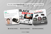 30 Black Friday Static Ad Templates, a Social Media Template by DigiPax (Thumbnail 6 of 10)