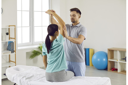 Chiropractor, physiotherapist or, a Health & Medical Photo by StudioRomantic