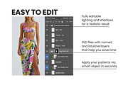 15 Women's Beachwear Mockups, a Shirt Mockup by ARARA ✸ Creative Design (Thumbnail 4 of 5)