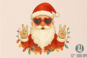 Christmas Santa PNG, an Illustration by Designking (Thumbnail 1 of 4)