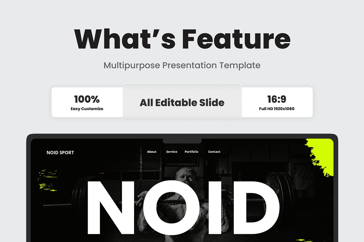 Noid - Sport Presentation Keynote, a Presentation Template by SquidPixey (Photo 2 of 6)