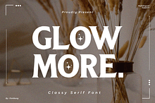 Glowmore - A Classy Serif Font