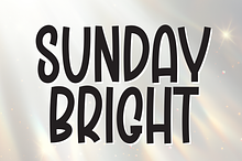Sunday Bright | Script Font