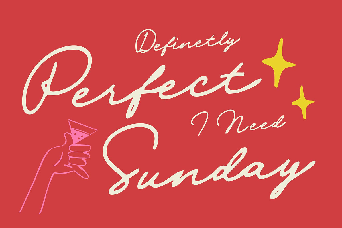 CS Lydia Drawn, a Script Font by Craft Supply Co. (Photo 2 of 8)