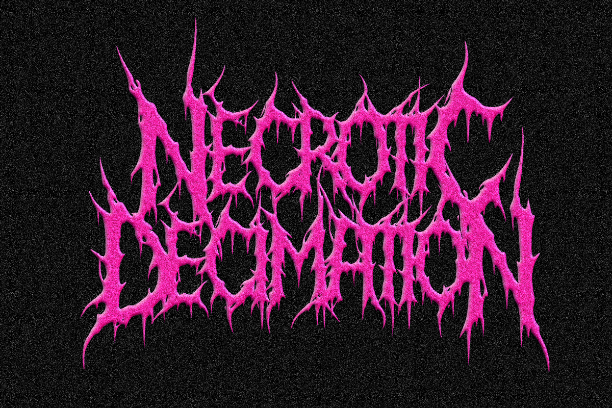 Kroven - Death Metal Font, a Symbol Font by Masyafi Studio (Photo 3 of 9)