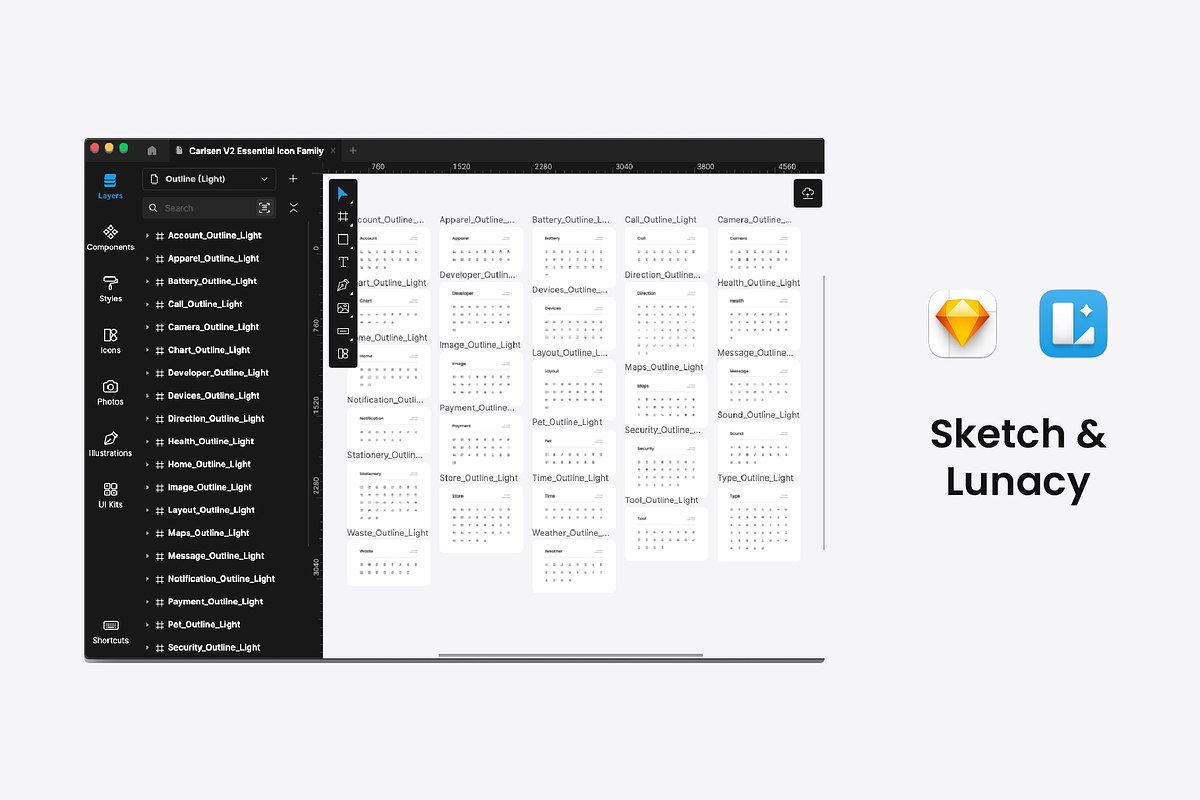 Carlsen V2 Essentials Icon Library, an Outline Icon by DailyYouth (Photo 10 of 21)