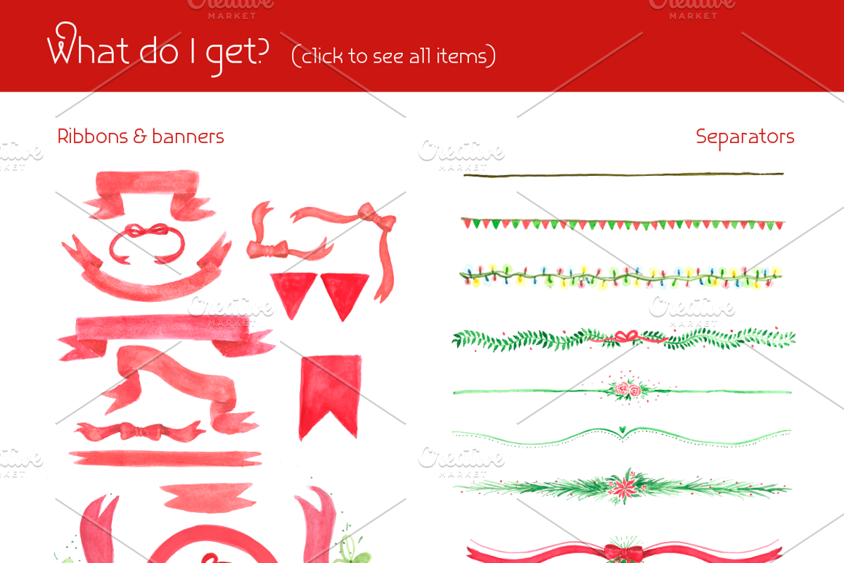 All I Want 4 Christmas Graphics Pack, an Object Graphic by MaGo (Photo 2 of 5)