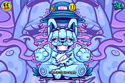 BLUE TIPSY, an Object Illustration by Behold creative supply (Thumbnail 1 of 3)
