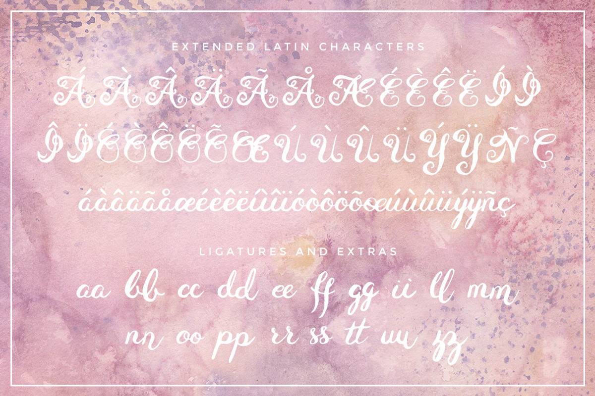 Eiffell Brush Script Font + Extras preview 3