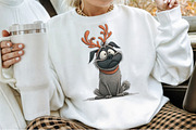Quirky Christmas Dogs Clipart, an Illustration by Sublimation Artist (Thumbnail 4 of 6)