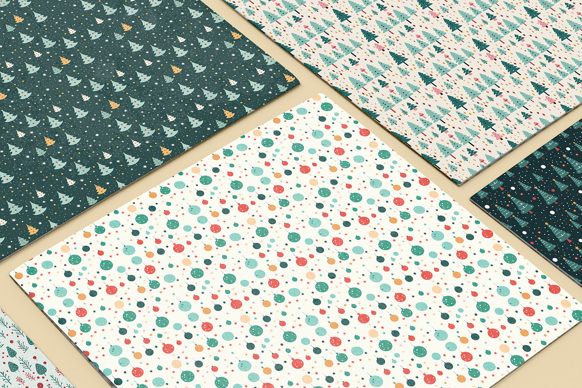 20 Seamless Christmas Time Patterns, a Pattern Graphic by Nordic Design (Photo 3 of 9)