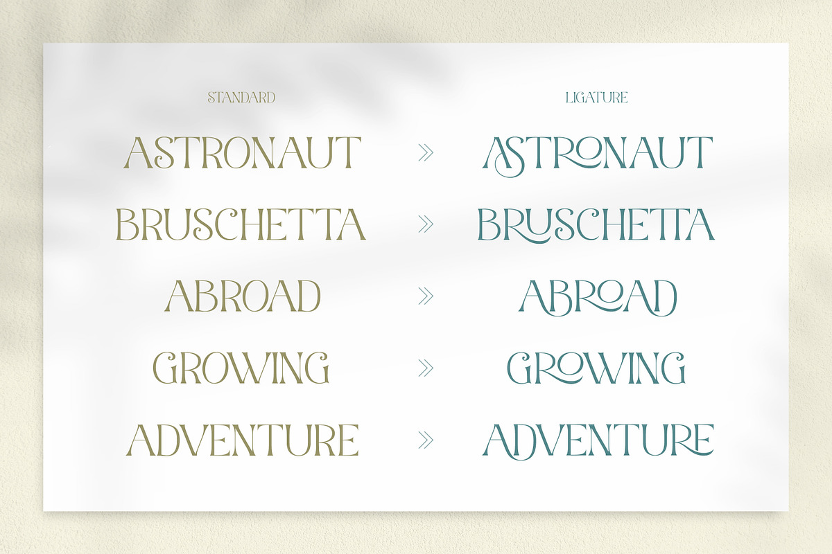 Sunbest Mora - Display Serif Font, a Serif Font by Ekahermawan (Photo 7 of 14)