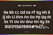 Tracker – Modern Racing Display Font, a Sans Serif Font by Brand Earth (Thumbnail 2 of 7)