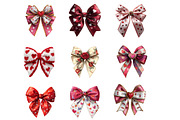 Coquette Valentine Bow Clipart Bundl, an Illustration by Designworld (Thumbnail 7 of 8)