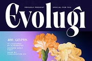 Evolugi Modern Luxury Serif Font, a Serif Font by timelesstype.co (Thumbnail 1 of 20)