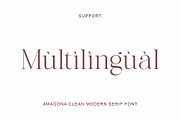 Amagona Clean Modern Serif, a Serif Font by Muflieart (Thumbnail 9 of 10)