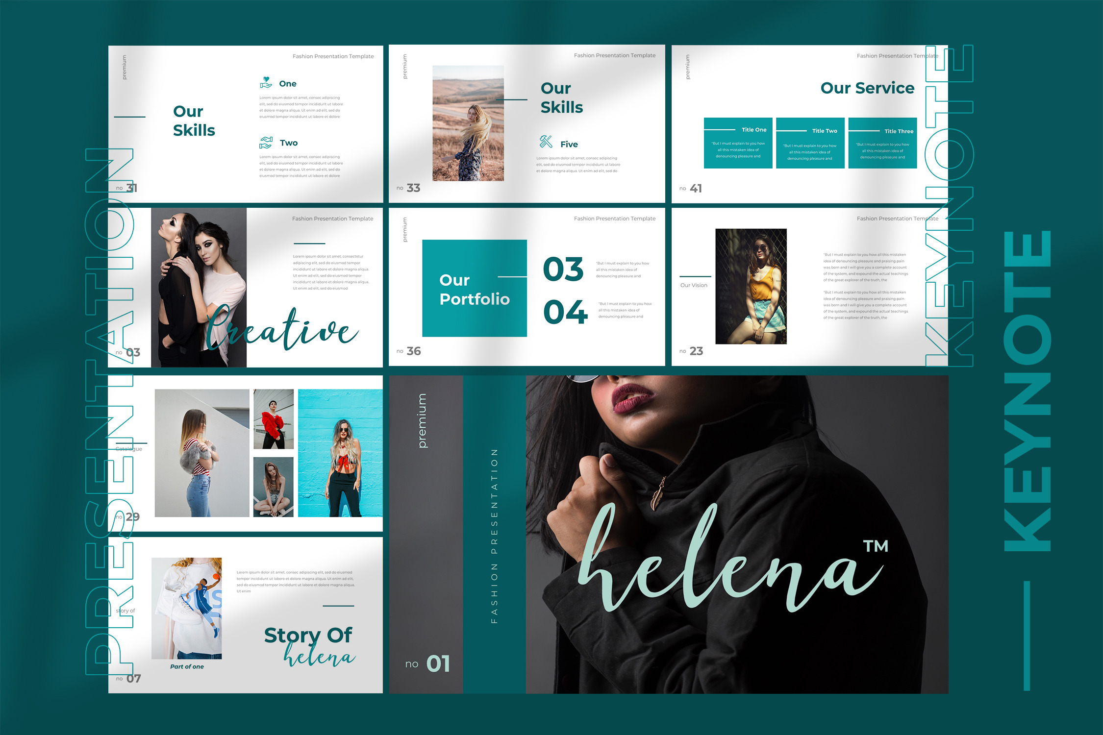 Helena - Keynote Presentation, a Presentation Template by TMint Creative