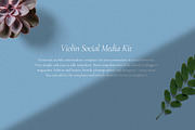 Violin Social Media Kit, a Social Media Template by Amirzhanuly (Thumbnail 2 of 16)