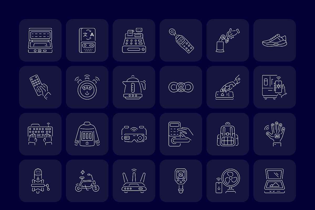1700 Technology and Futuristic Icon, an Outline Icon by Prosymbols (Photo 19 of 30)