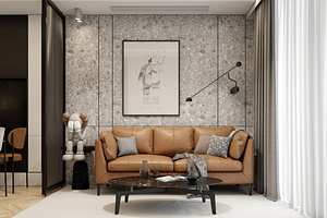 Interior Design Apartment, Living, an Architecture 3D Model by Arthitecture Home