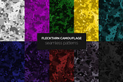Flecktarn Camo Seamless Patterns, a Pattern Graphic by 3Y_Design (Thumbnail 1 of 6)