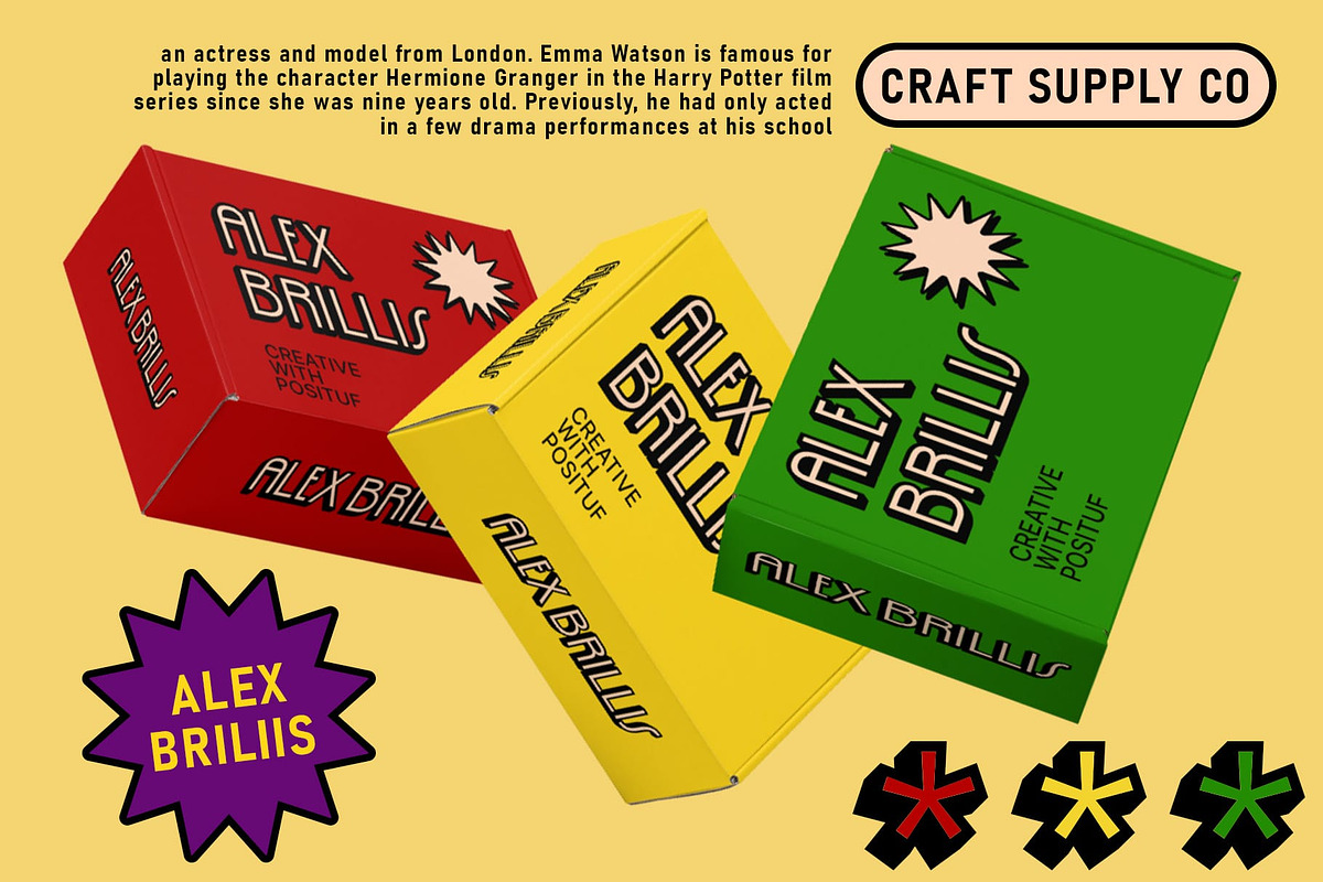 Acelina 3D, a Sans Serif Font by Craft Supply Co. (Photo 8 of 8)