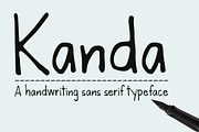 Kanda Handwriting Typeface, a Handwritten Font by PARAMAJAN (Thumbnail 1 of 9)
