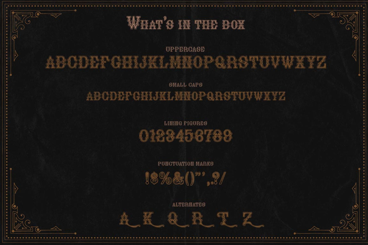OldCity Classic font preview 3