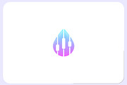 Water Drop - Chart Logo Template, a Branding & Logo Template by Graplick (Thumbnail 1 of 2)