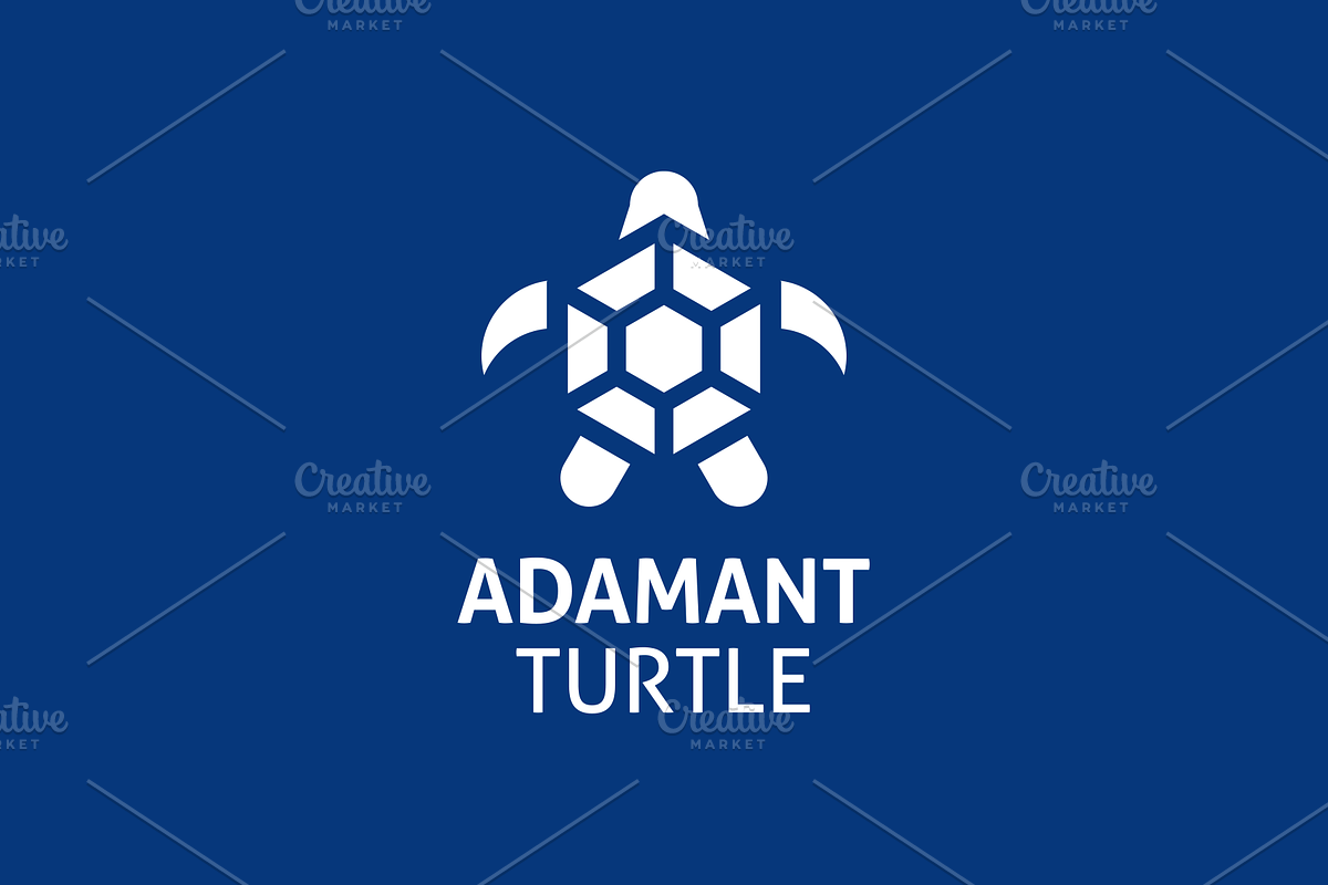 ADAMANTturtle_logo, a Branding & Logo Template by NicklancerShop (Photo 2 of 2)
