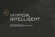 Equiva - Futuristic Typeface, a Sans Serif Font by Grontype (Thumbnail 8 of 10)