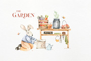 Garden kit - Watercolor baby bunnies, an Animal Illustration by Kate Macate (Thumbnail 8 of 11)