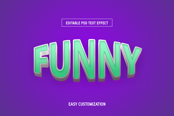Layered 3D Text Effect preview 3