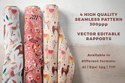 Vector Llama items and patterns, an Object Graphic by Laura Camoe (Thumbnail 4 of 7)