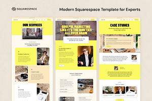 Squarespace Template: Launch Day