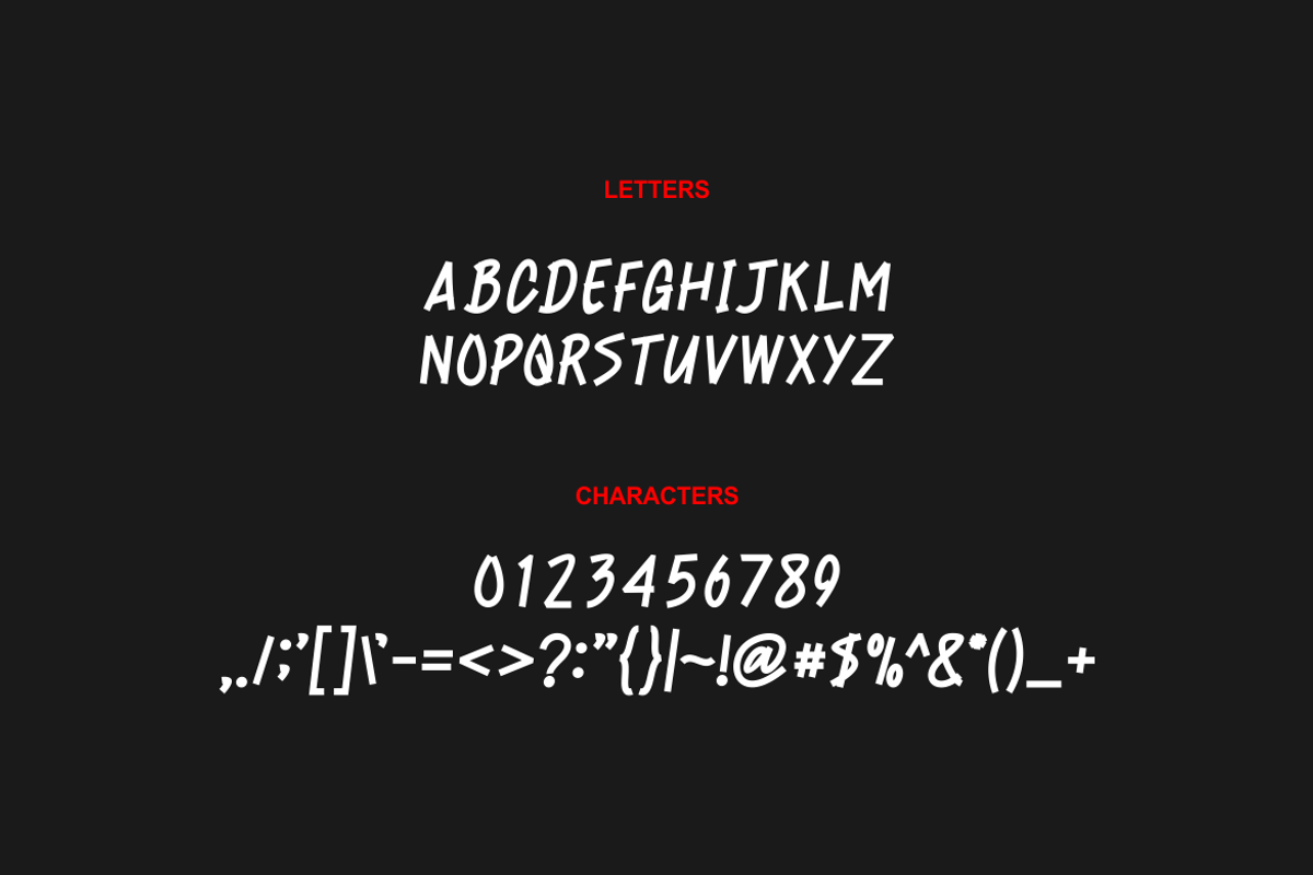 Exedays - Font, a Handwritten Font by artchiles_design (Photo 4 of 5)